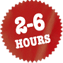 2 - 6hours